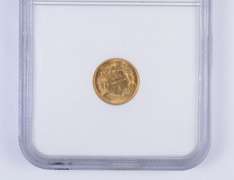 MS62 1874 $1 Indian Princess Head Gold Dollar - Graded NGC