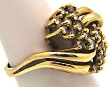 LADIES 14K YELLOW GOLD RING