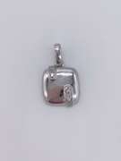 14kt White Gold & Diamond Pendant