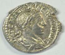 Near Mint Severus Alexander Roman Silver Denarius, 222-235 AD