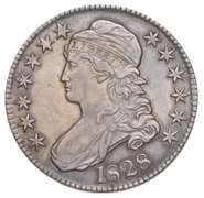 1828 Capped Bust Half Dollar - Curl 2