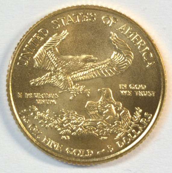 Immaculate Superb Gem BU 2013 $5 American Gold Eagle coin