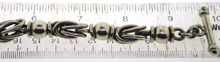 Vintage Sterling Silver Heavy Bracelet
