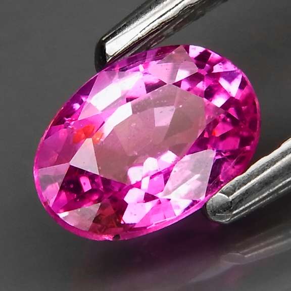 Rare! Unheated! .59ct candy pink Sapphire solitaire