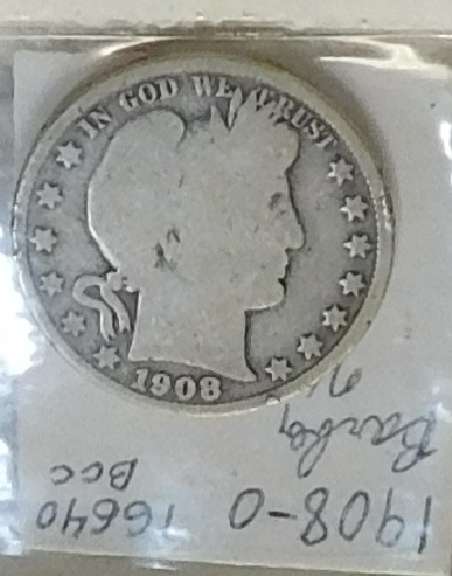 1908-O Barber Half, circ
