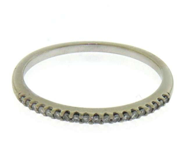 Elegant White Gold Diamond Band