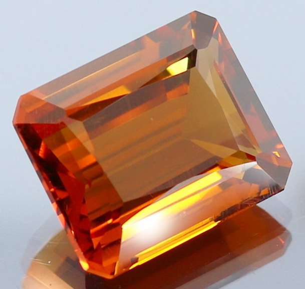 Ravishing 26.71ct top Madeira created Citrine