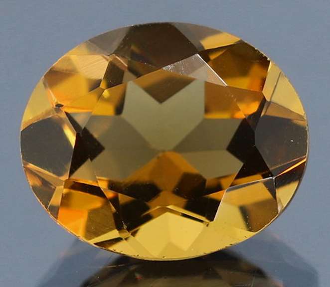 Rich 4.25ct 10x12mm golden Citrine