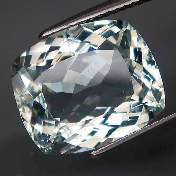 High Fire 6.79ct unheated platinum Beryl