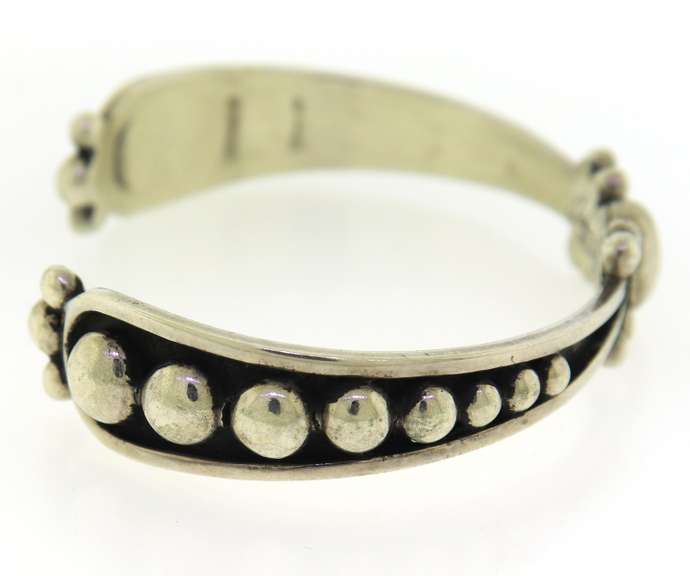 Vintage Sterling Silver Signed Cuff Bangle