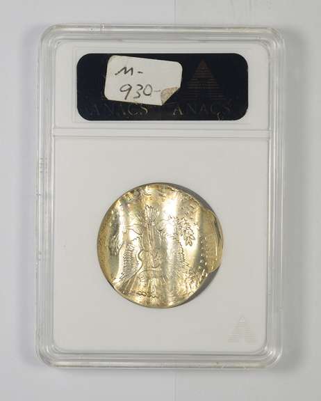 Unc Details 1964 Kennedy Half Dollar - 25C Pln D/S Indent Bent - ANACS