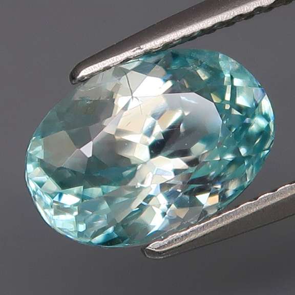 Stunning high fire 4.44ct baby blue Zircon