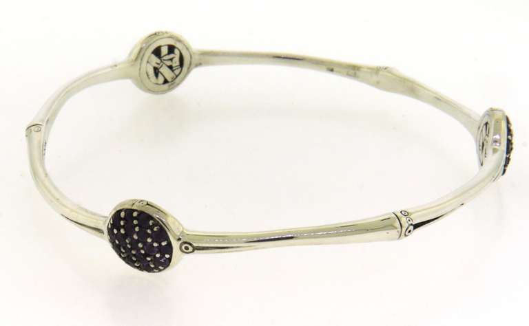 John Hardy Lava 3 Station Bangle