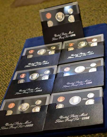 US Mint Silver Proof Sets 1992-1998