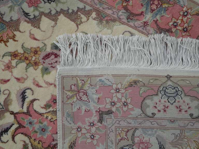 Wool & Silk Persian Tabriz 19.5x2.10