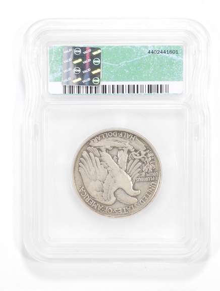 EF40 1919-D Walking Liberty Half Dollar - Graded ICG
