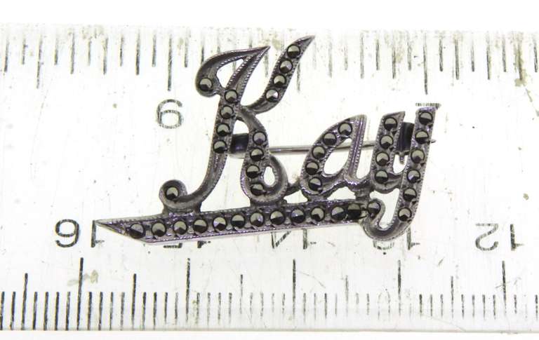 Sterling Silver Kat Brooch