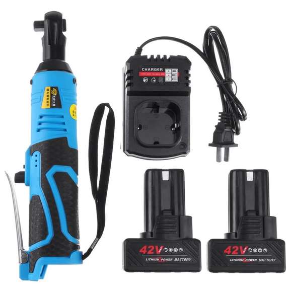 42V 90N.m 3/8inch Cordless Electric Ratchet Wrench Tool
