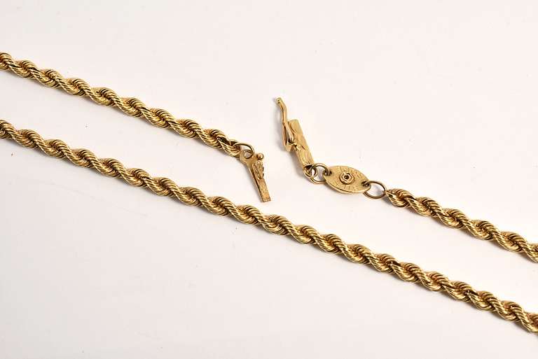 Popular Silk Rope Necklace