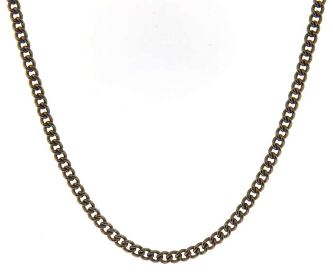 Sterling Silver Curb Chain Necklace