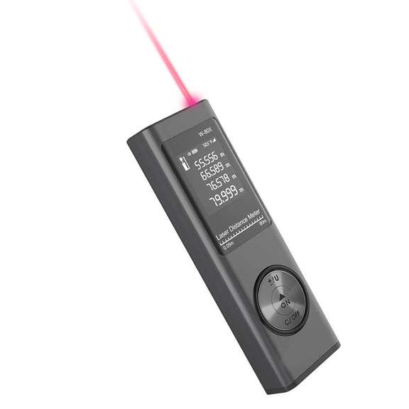 80M Digital Mini Laser Rangefinder Electric Angle