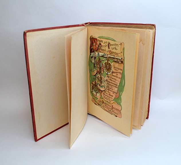 1901 Memoirs and Secret Chronicles of the Courts of Europe, Vol. 1, St, Dunstan Soc., For Subscribers Only, Hand-Painted and Autographed