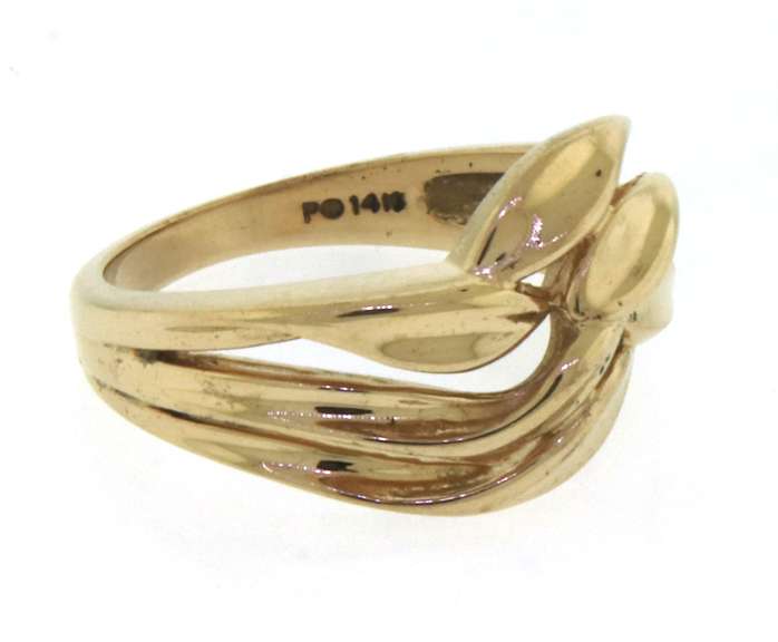 Gorgeous Yellow Gold Wave Ring