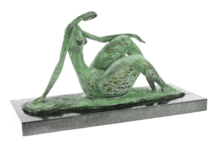 Modern Female Bronze Statue