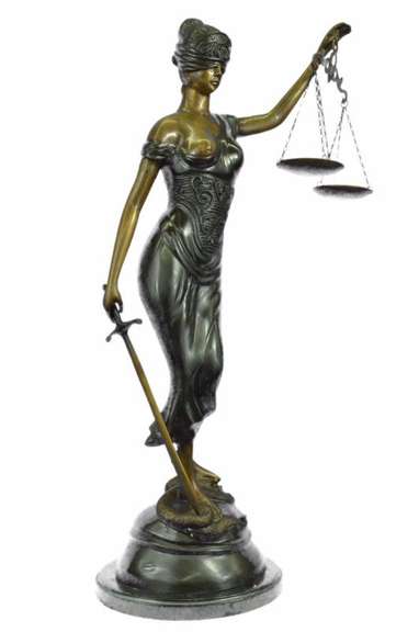Lady Justice Bronze Sculpture