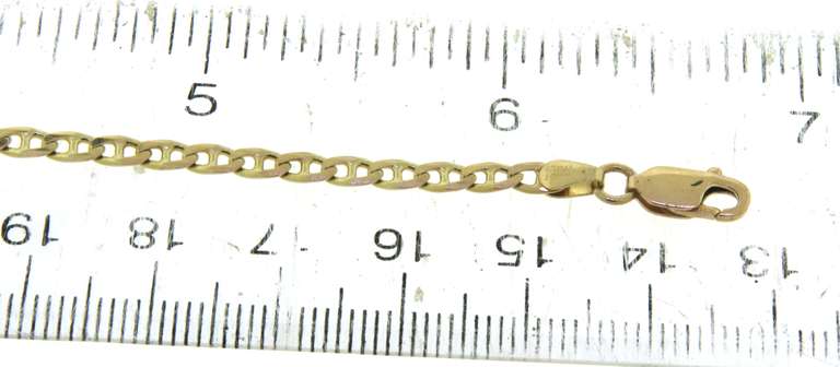 Simple Yellow Gold Gucci Link Bracelet