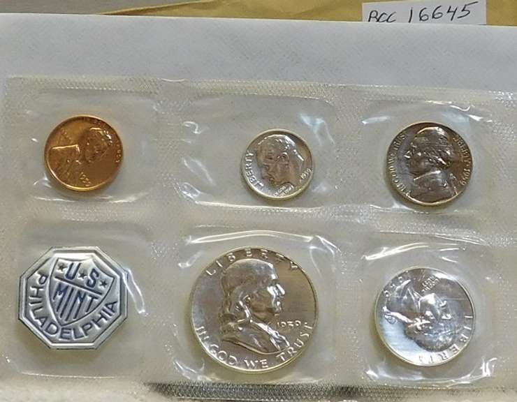 1959 Silver PROOF Set, early date
