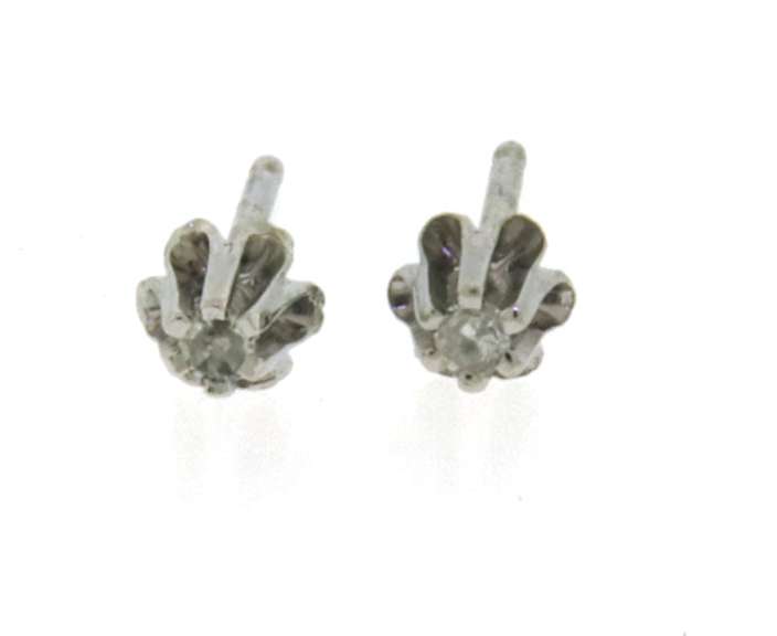 Brilliant Buttercup Diamond Stud Earrings
