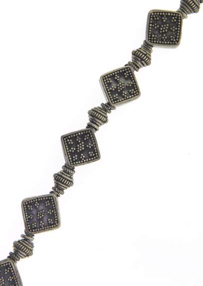 Sterling Silver Necklace with Toggle Clasp