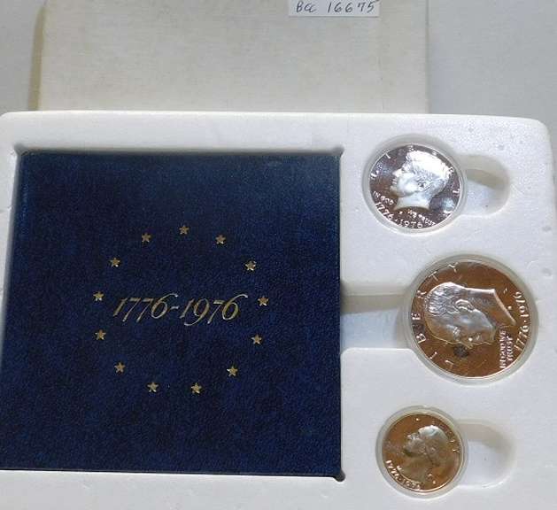 1976 Sil 3 pc PRF BiCen Set