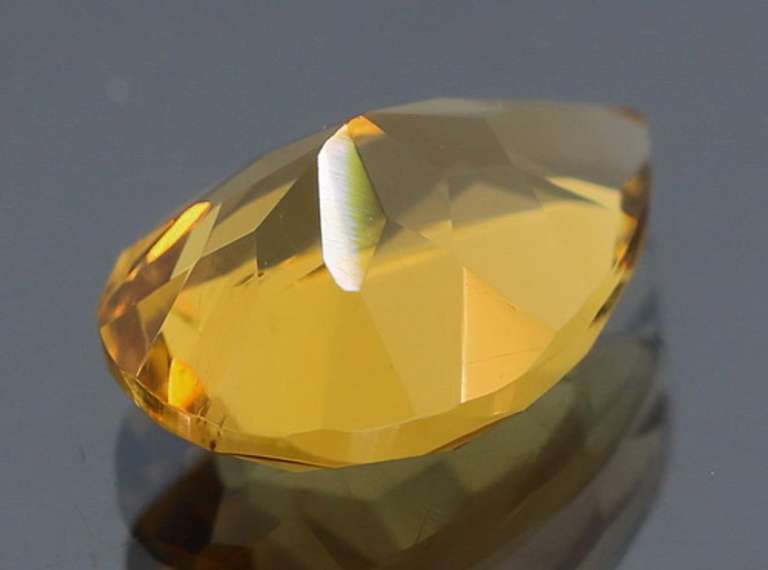 Vibrant! 3.69ct top golden orange unheated Citrine