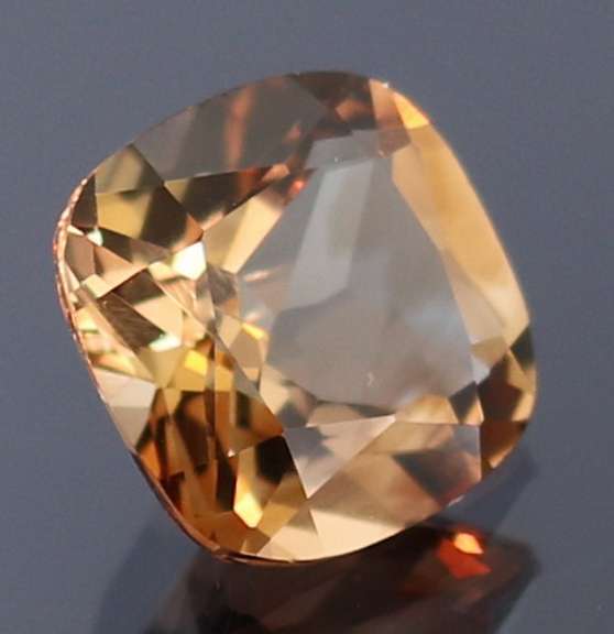 Glittering 4.41ct 10x10mm champagne Imperial Topaz