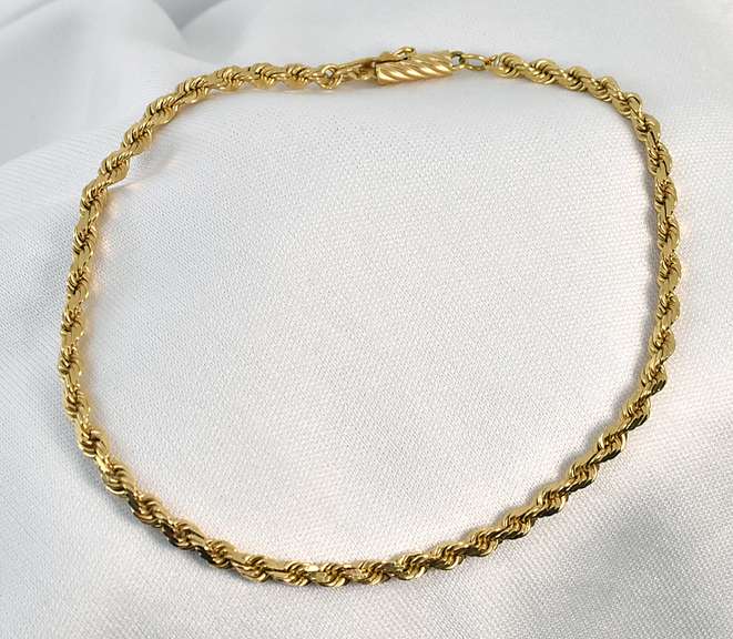 Popular Diamond Cut Rope Bracelet