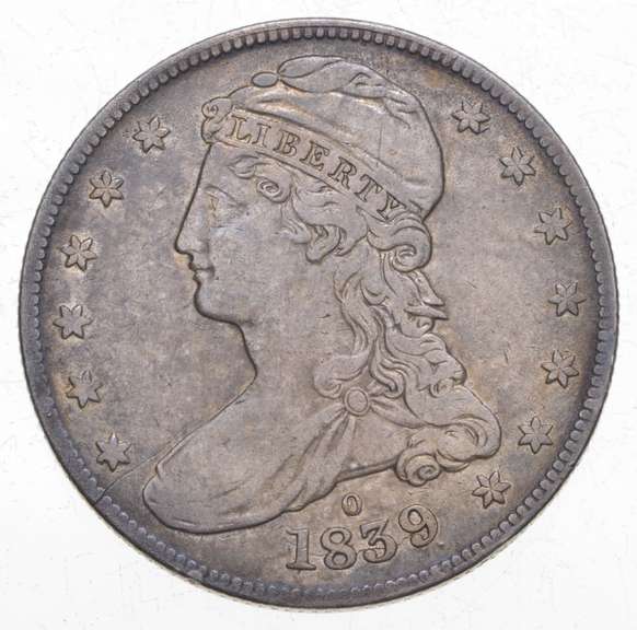 1839-O Draped Bust Half Dollar