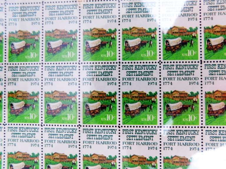 6 Full U.S. Stamp Panel Sheets