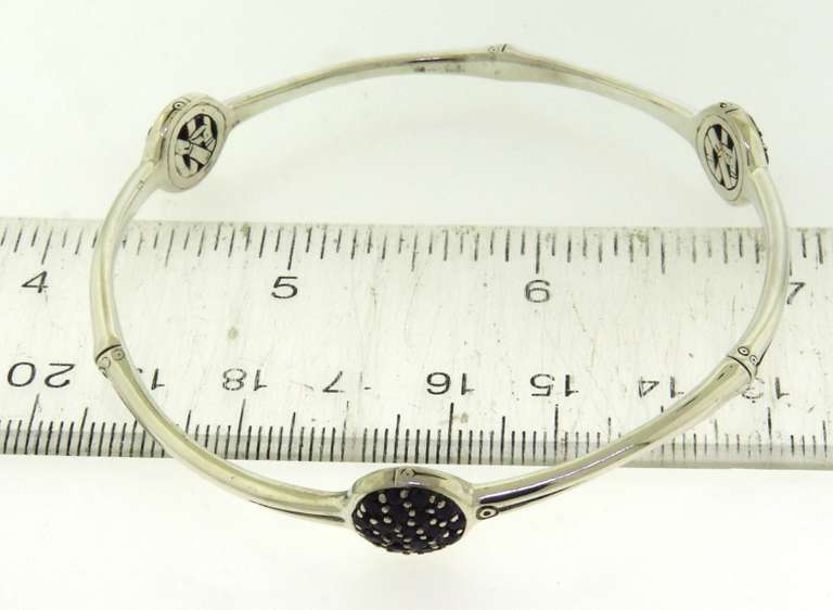 John Hardy Lava 3 Station Bangle