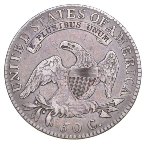 1819/8 Capped Bust Half Dollar - Small 9