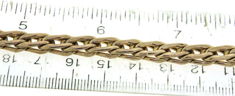 Dynamic Yellow Gold Fancy Link Bracelet
