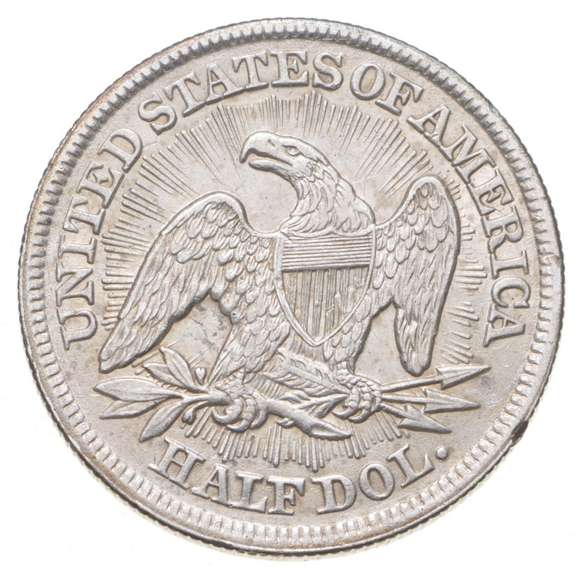 1853 Seated Liberty Half Dollar