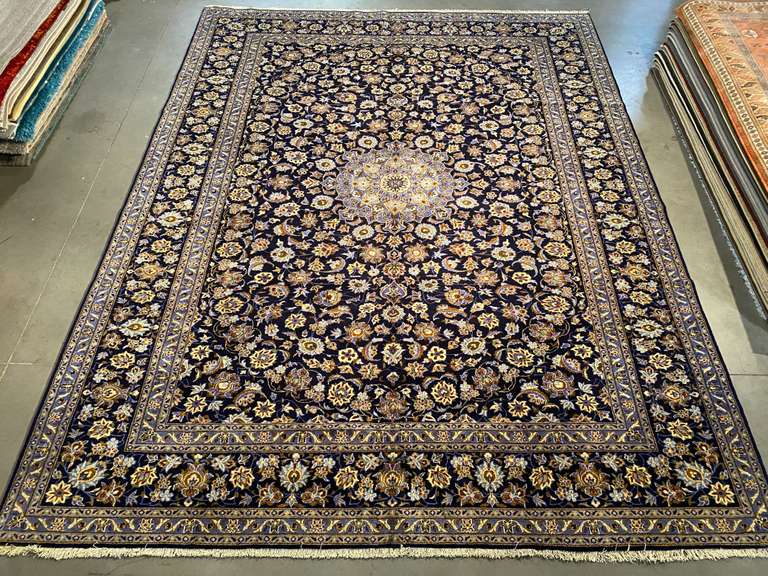 EXQUISITE AUTHENTIC  PERSIAN KASHAN 10.1x13.1