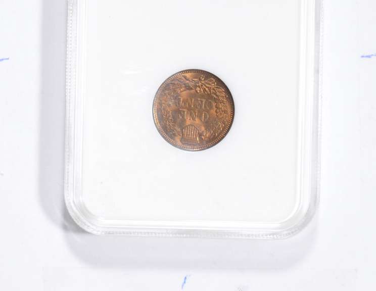MS65 RB 1902 Indian Head Cent - CAC - Graded NGC