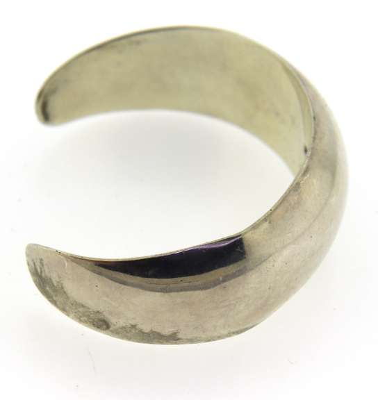 Streling Silver Wide Bangle Bracelet
