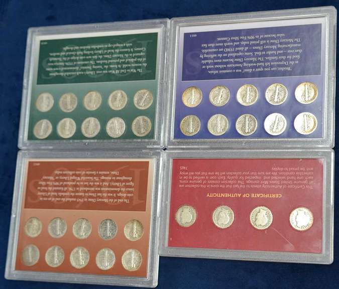 American Silver Dimes Lot $3.40 Face Value