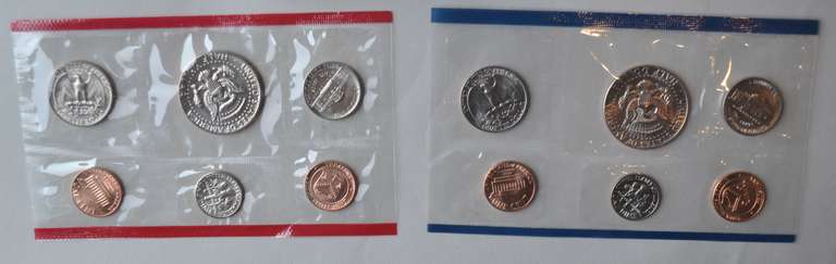 3 Each US Mint Sets 1972 1980-1 1984 &1987.