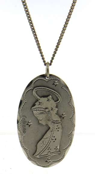 Sterling Silver Oval Pendant on Chain