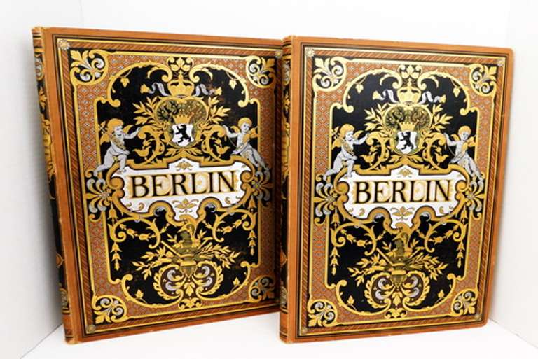 1884 Berlin - 2 Volume Set of Antique Books